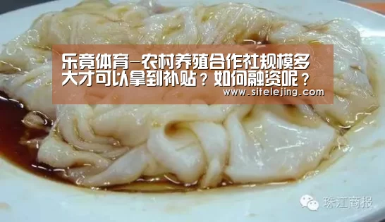 乐竟体育-农村养殖合作社规模多大才可以拿到补贴?如何融资呢?(图3) 乐竟体育